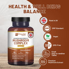 Advanced Mushroom Complex | 6 Mushrooms - 120 Vegan Tablets